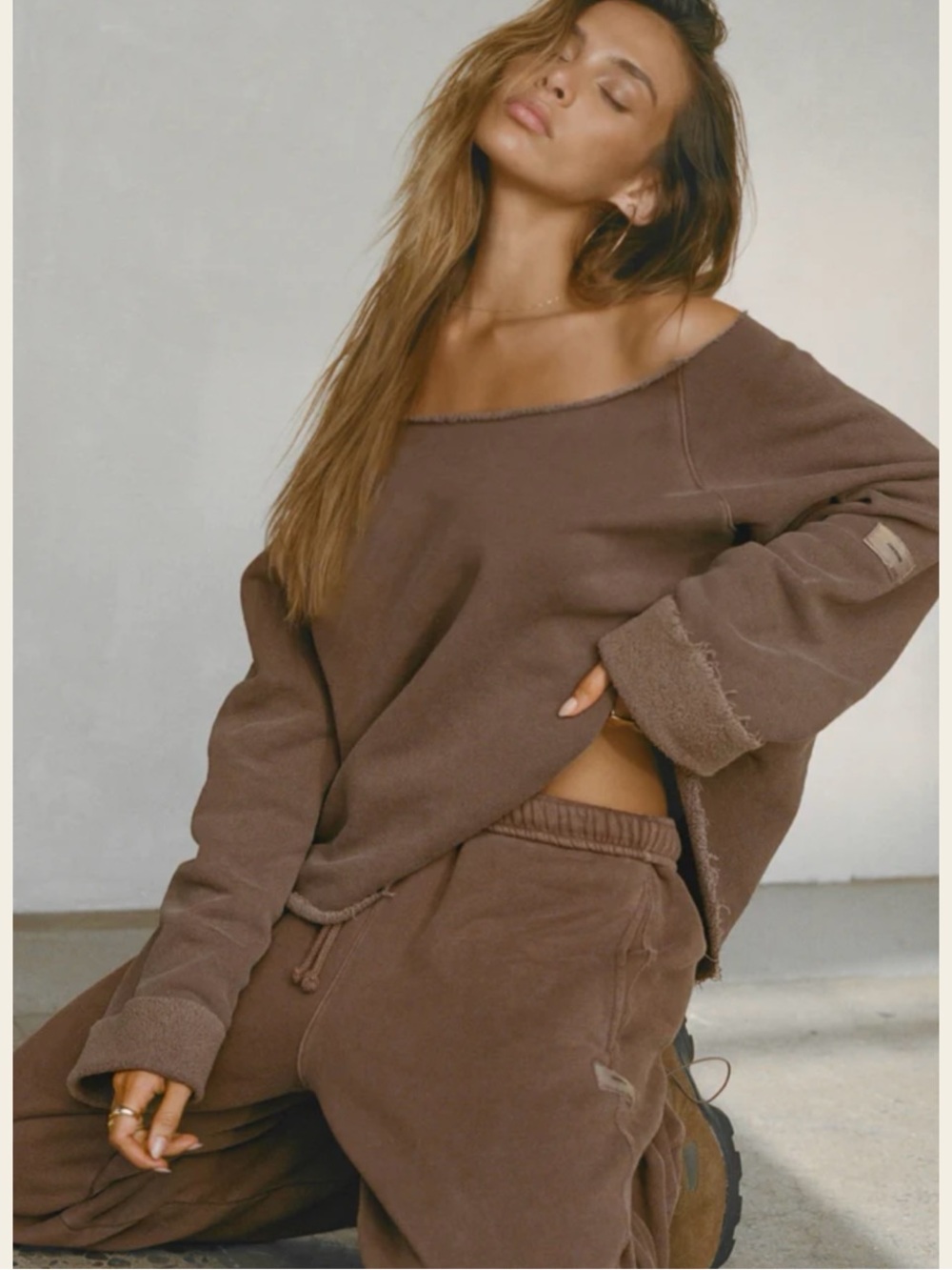 Joah Brown slouchy sweatshirt! Cross listed on Mercari bc my prices are lower! - Picture 2 of 6